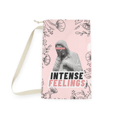 Intense Feelings - Rose Pink Laundry Bag