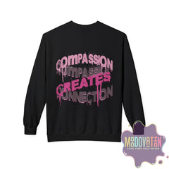 Self-Compassion Unisex Midweight Crewneck Sweatshirt - MOODOVATION