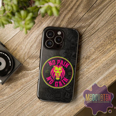 No Pain No Gain Phone Case - Black - MOODOVATION