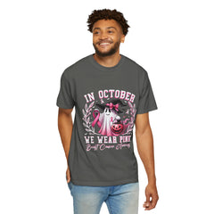 In October We Wear Pink – Breast Cancer Awareness Unisex T-Shirt