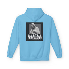 Intense Feelings Unisex Midweight Hoodie - Grey Print