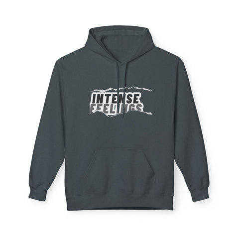 Intense Feelings Unisex Midweight Hoodie - Grey Print