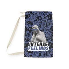 Intense Feelings - Navy Blue Laundry Bag