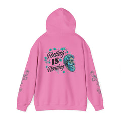 Feeling Is Healing - Unisex Statement Sleeve Hoodie