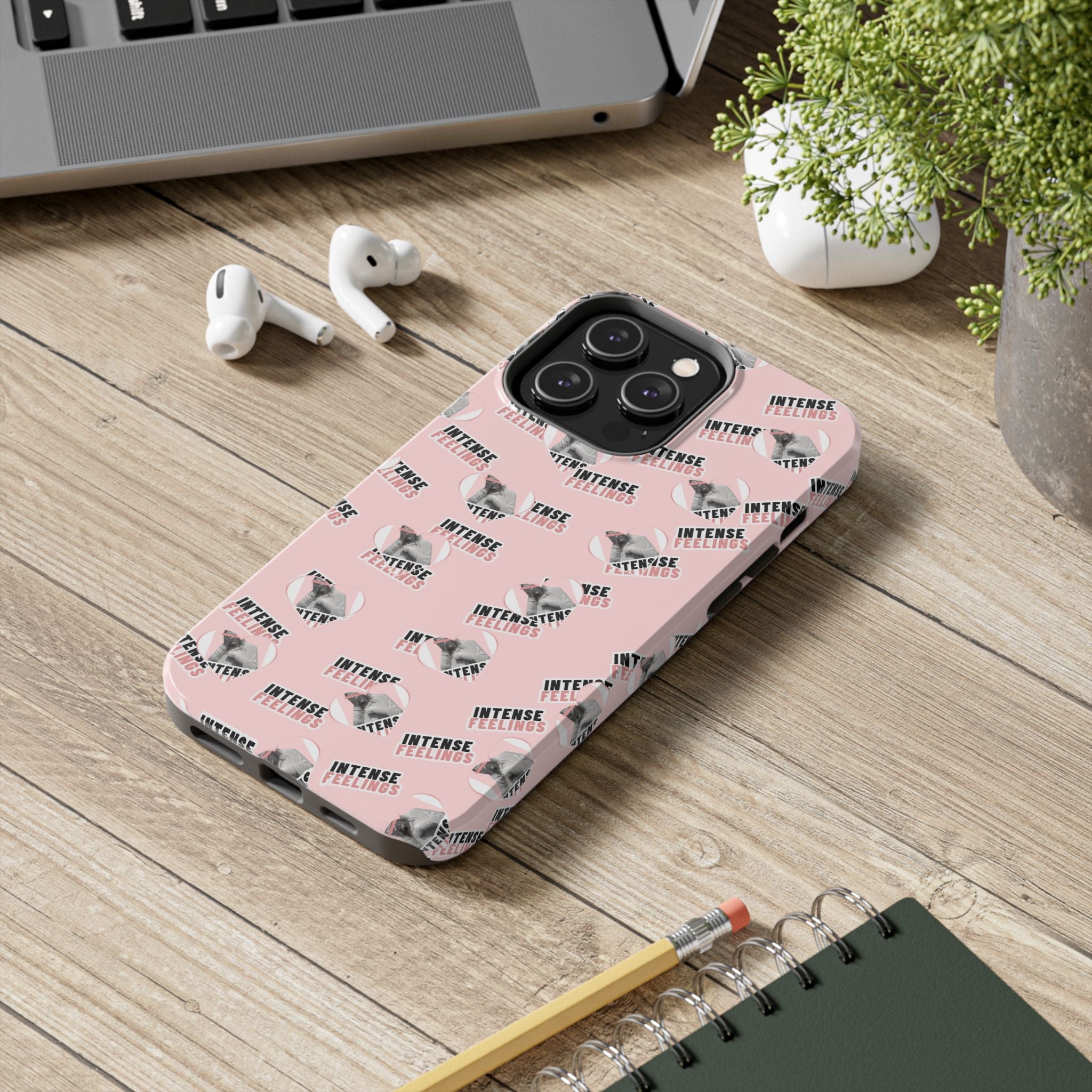 Intense Feelings Protective Phone Case Printify