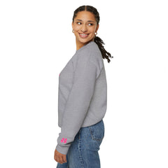 Courage, Strength & Faith – Breast Cancer Awareness Unisex Crewneck Sweatshirt