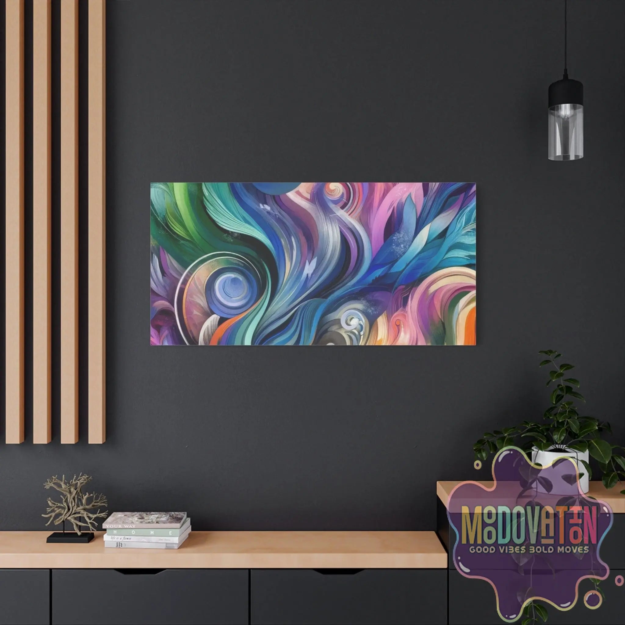 Ethereal Flow Matte Canvas - MOODOVATION