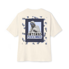 Intense Feelings – Navy Unisex Oversized Tee