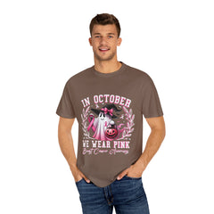 In October We Wear Pink – Breast Cancer Awareness Unisex T-Shirt