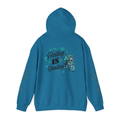 Feeling Is Healing - Unisex Statement Sleeve Hoodie