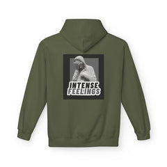 Intense Feelings Unisex Midweight Hoodie - Grey Print