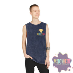 Good Vibes Bold Moves Stonewash Unisex Tank Top – Brand Edition Moodovation