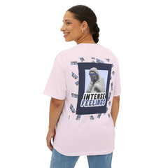 Intense Feelings – Navy Unisex Oversized Tee