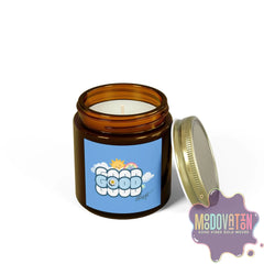Good Things Scented Coconut Apricot Wax Candle (4oz, 9oz) - MOODOVATION
