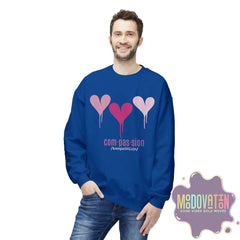 Self-Compassion Unisex Midweight Crewneck Sweatshirt - MOODOVATION