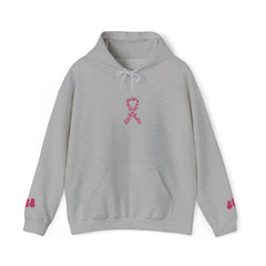 Pink Ribbon Awareness Hoodie, Unisex Sweatshirt for Fundraising, Breast Cancer Awareness Month, Inspirational Gift, Cozy Jumpsuit