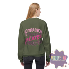 Self-Compassion Unisex Midweight Crewneck Sweatshirt - MOODOVATION