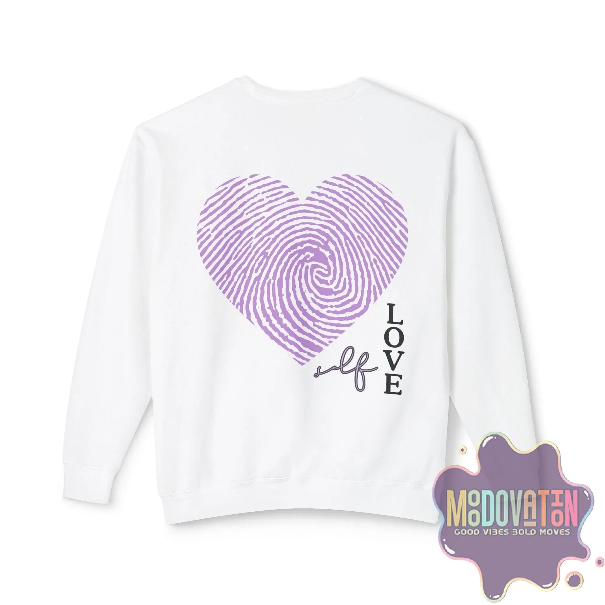 Feeling Is Healing Lightweight Crewneck Sweatshirt - Spring Edition Moodovation