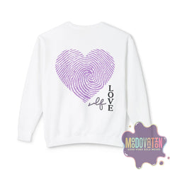 Feeling Is Healing Lightweight Crewneck Sweatshirt - Spring Edition Moodovation
