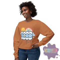 Good Things Unisex Lightweight Crewneck Sweatshirt - Spring Edition Moodovation
