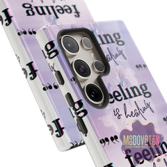 Feeling Is Healing Phone Case - Lilac - MOODOVATION