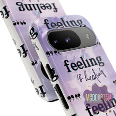 Feeling Is Healing Phone Case - Lilac - MOODOVATION