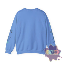 Good Things - Unisex Heavy Blend Crewneck Sweatshirt - Large Graphic Sleeve - MOODOVATION