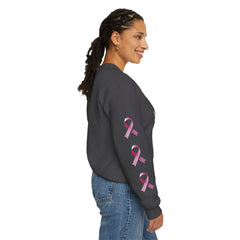In October We Wear Pink – Breast Cancer Awareness Unisex Crewneck Sweatshirt