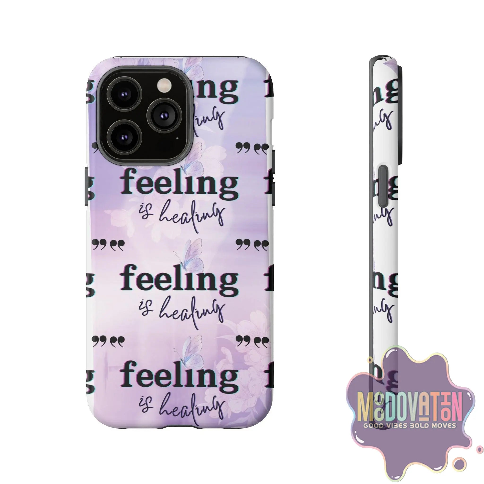 Feeling Is Healing Phone Case - Lilac - MOODOVATION