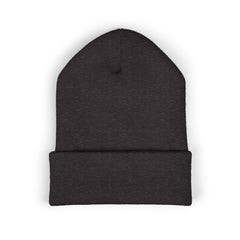 Breast Cancer Awareness Embroidered Beanie – Courage, Strength & Faith Ribbon