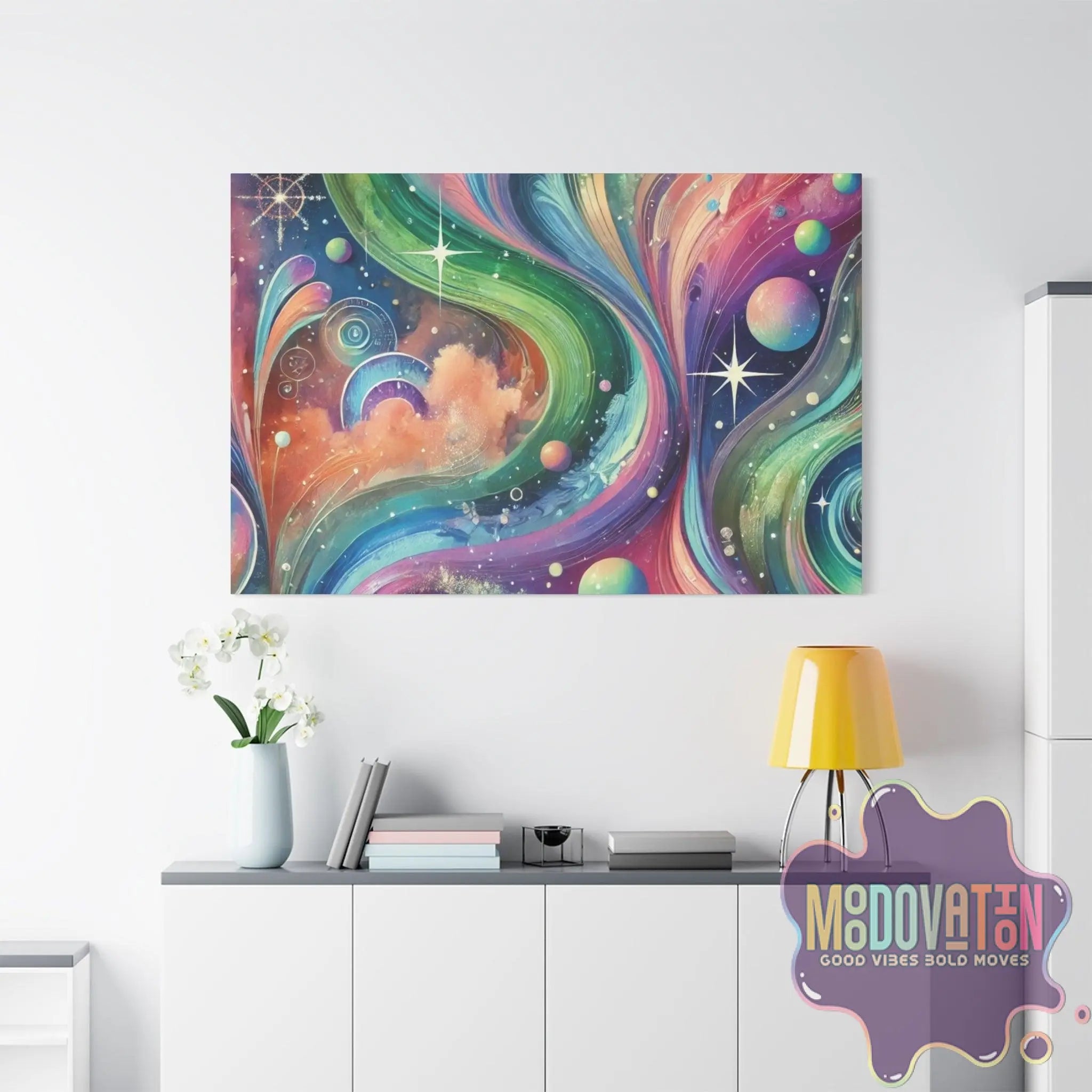 Cosmic Symphony Matte Canvas - MOODOVATION