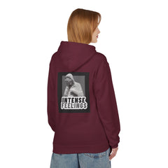 Intense Feelings Unisex Midweight Hoodie - Grey Print