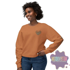 Feeling Is Healing Heart-print Unisex Lightweight Crewneck Sweater - Spring Edition Moodovation