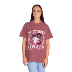 In October We Wear Pink – Breast Cancer Awareness Unisex T-Shirt
