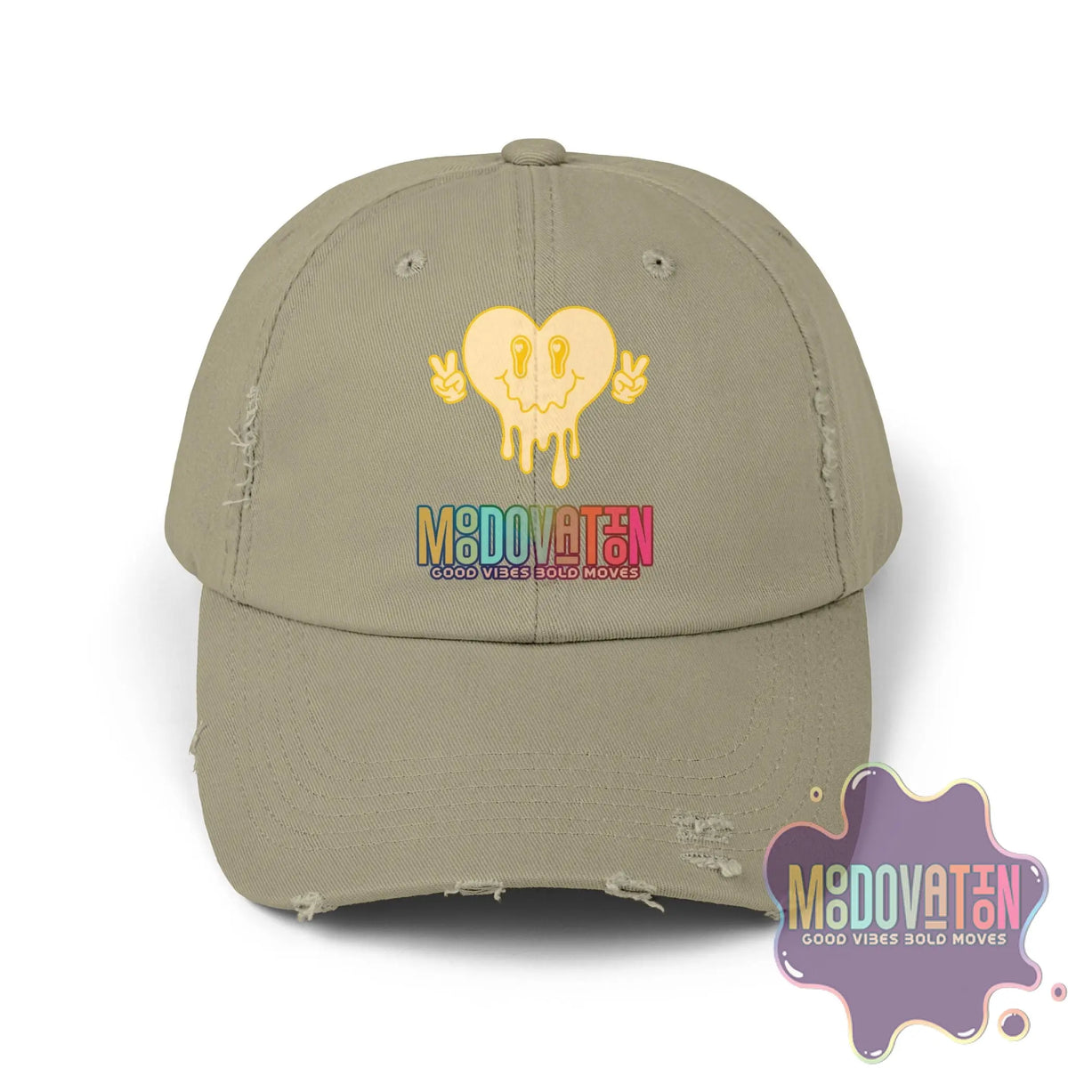 MOODOVATION Brand - Unisex Distressed Vintage Hat - MOODOVATION