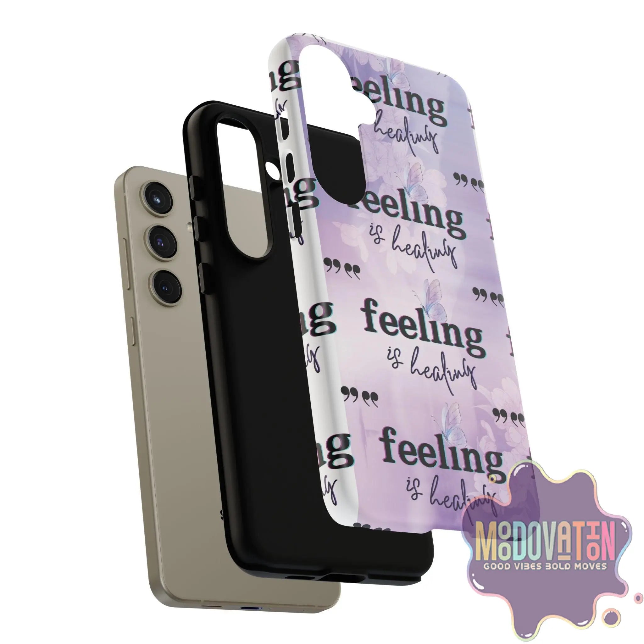 Feeling Is Healing Phone Case - Lilac - MOODOVATION