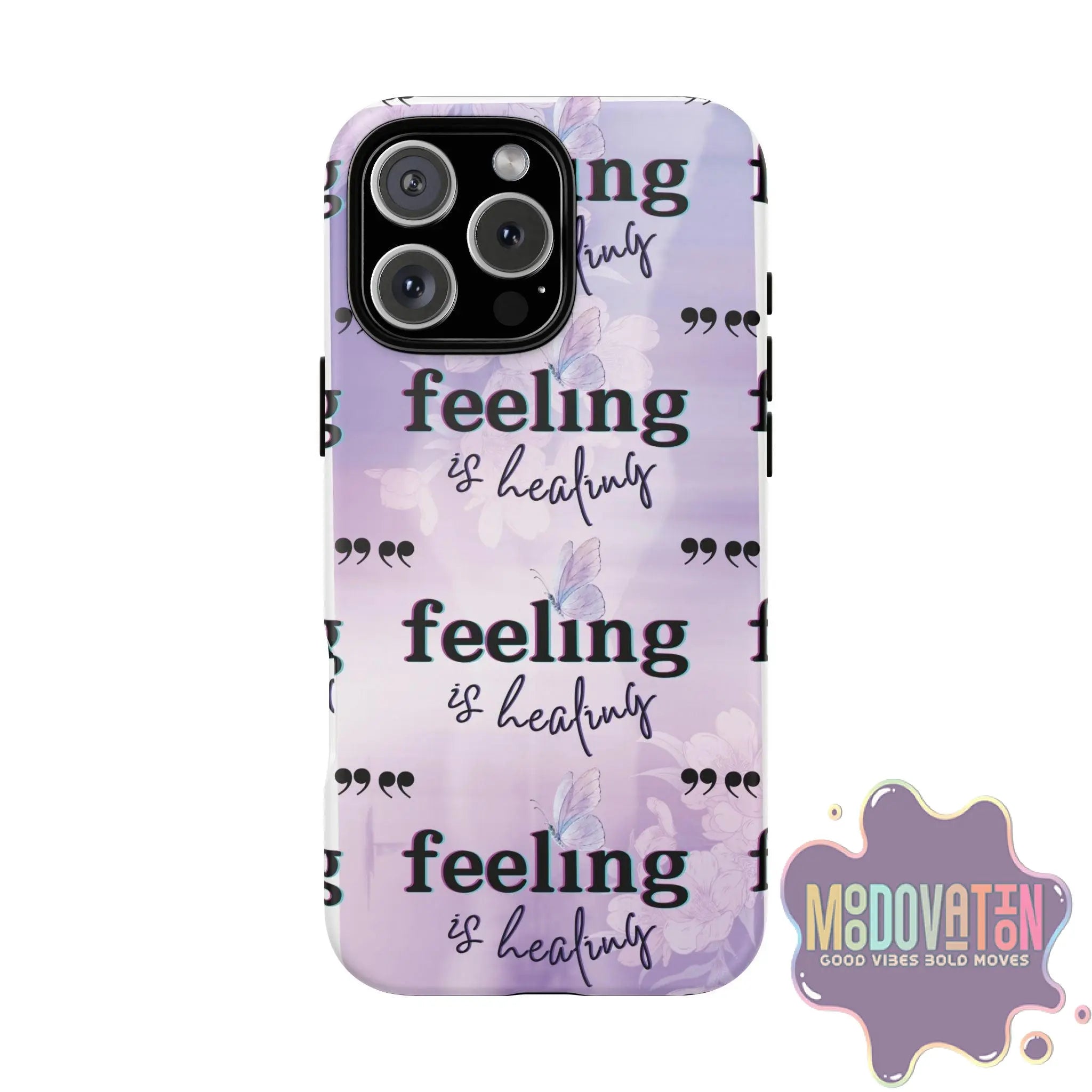 Feeling Is Healing Phone Case - Lilac - MOODOVATION
