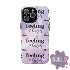 Feeling Is Healing Phone Case - Lilac - MOODOVATION