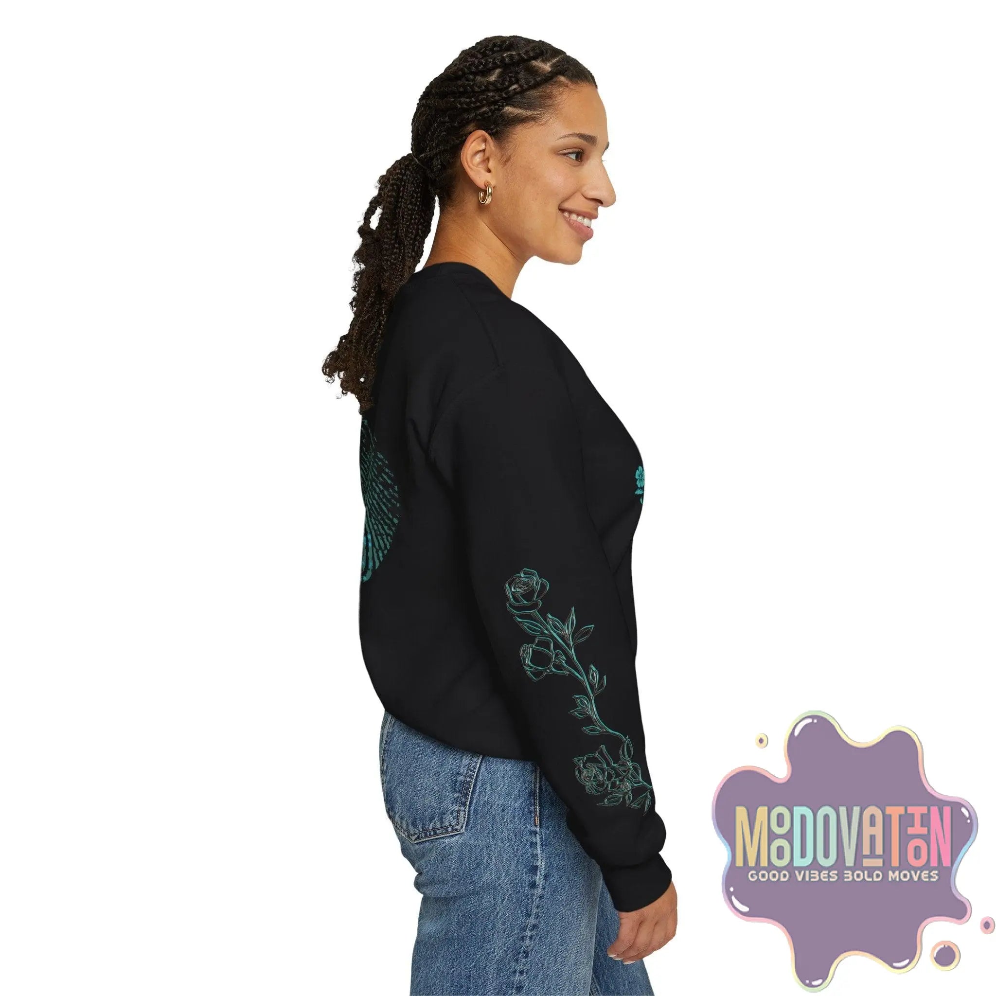 Feeling Is Healing Unisex Heavy Blend Crewneck Sweatshirt - MOODOVATION