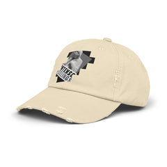 Intense Feelings - Grey Print Vintage Distressed Hat