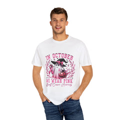 In October We Wear Pink – Breast Cancer Awareness Unisex T-Shirt