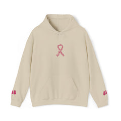 Pink Ribbon Awareness Hoodie, Unisex Sweatshirt for Fundraising, Breast Cancer Awareness Month, Inspirational Gift, Cozy Jumpsuit