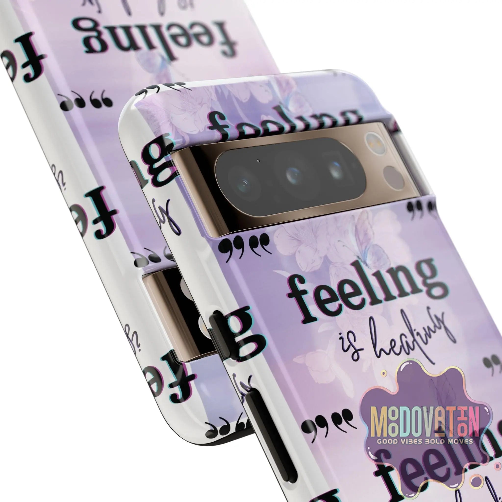 Feeling Is Healing Phone Case - Lilac - MOODOVATION
