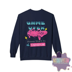 Game Over Unisex Midweight Crewneck Sweatshirt - MOODOVATION