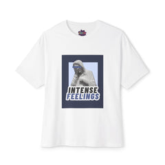 Intense Feelings – Navy Unisex Oversized Tee