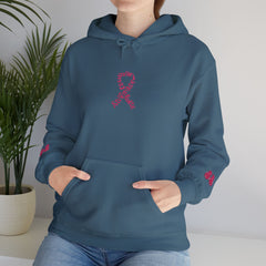 Pink Ribbon Awareness Hoodie, Unisex Sweatshirt for Fundraising, Breast Cancer Awareness Month, Inspirational Gift, Cozy Jumpsuit