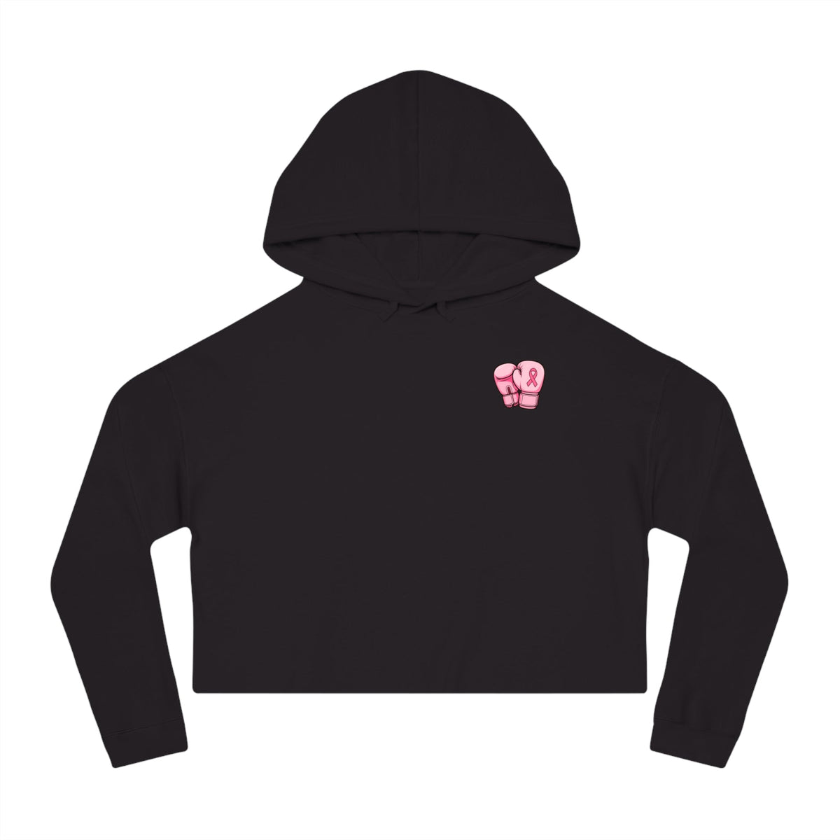 Fight in Pink – Women’s Cropped Hoodie Moodovation