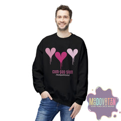 Self-Compassion Unisex Midweight Crewneck Sweatshirt - MOODOVATION
