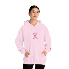 Pink Ribbon Awareness Hoodie, Unisex Sweatshirt for Fundraising, Breast Cancer Awareness Month, Inspirational Gift, Cozy Jumpsuit