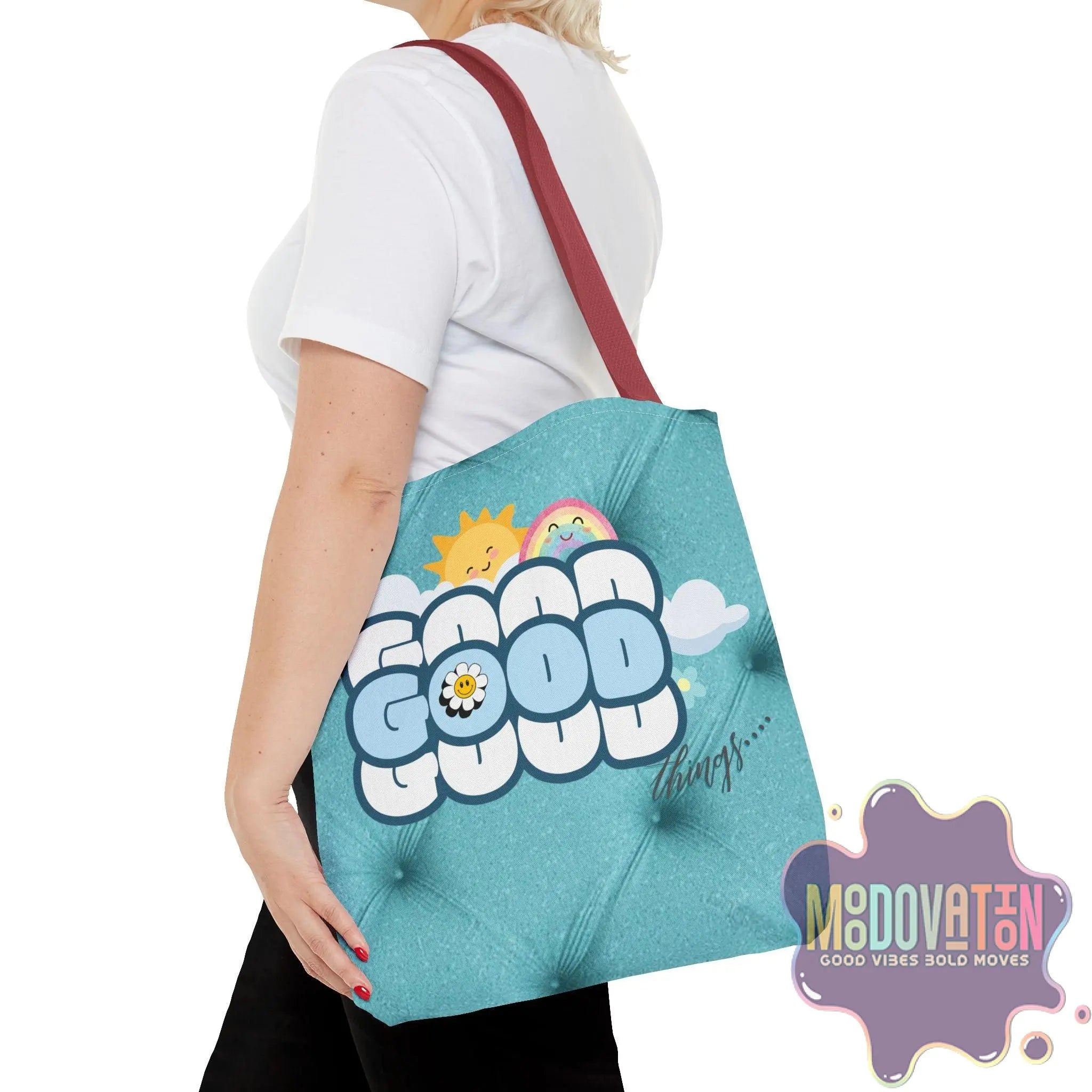 Good Things Tote Bag - Teal - MOODOVATION